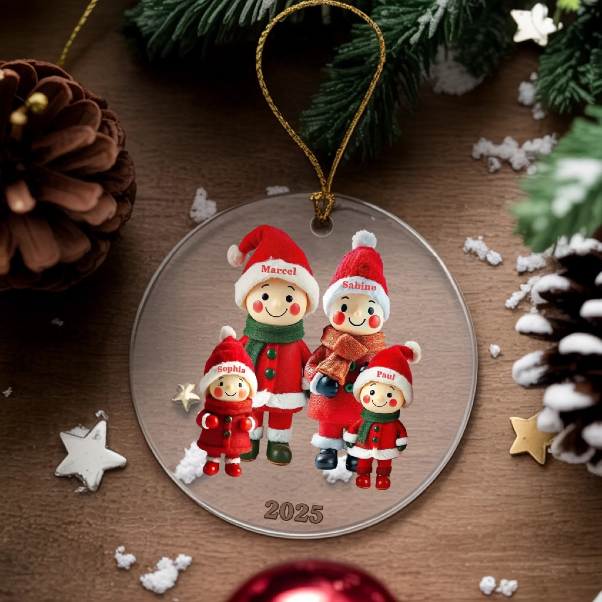 Mockup Acrylic Ornament 05 Ba